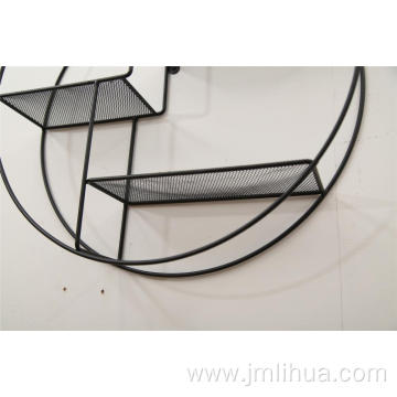 hanging circular wall mounted storage rack